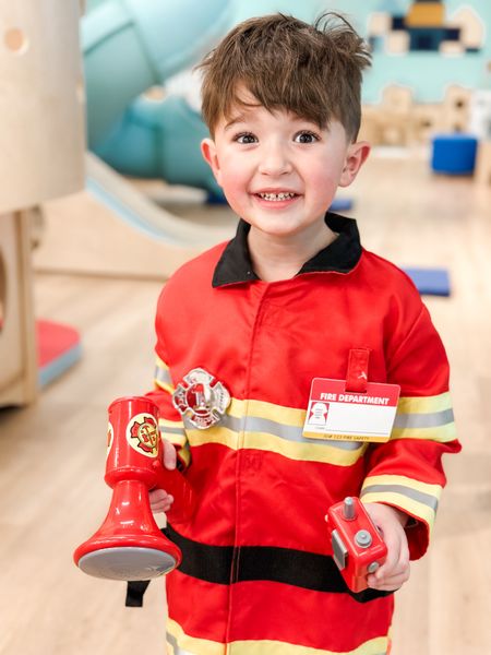 This winter we spent loads of days and hours at a local indoor playground, and my son was really loving all of the dress-up options! This fireman outfit was by far his favorite each time we went.

#LTKfamily #LTKkids #LTKparties