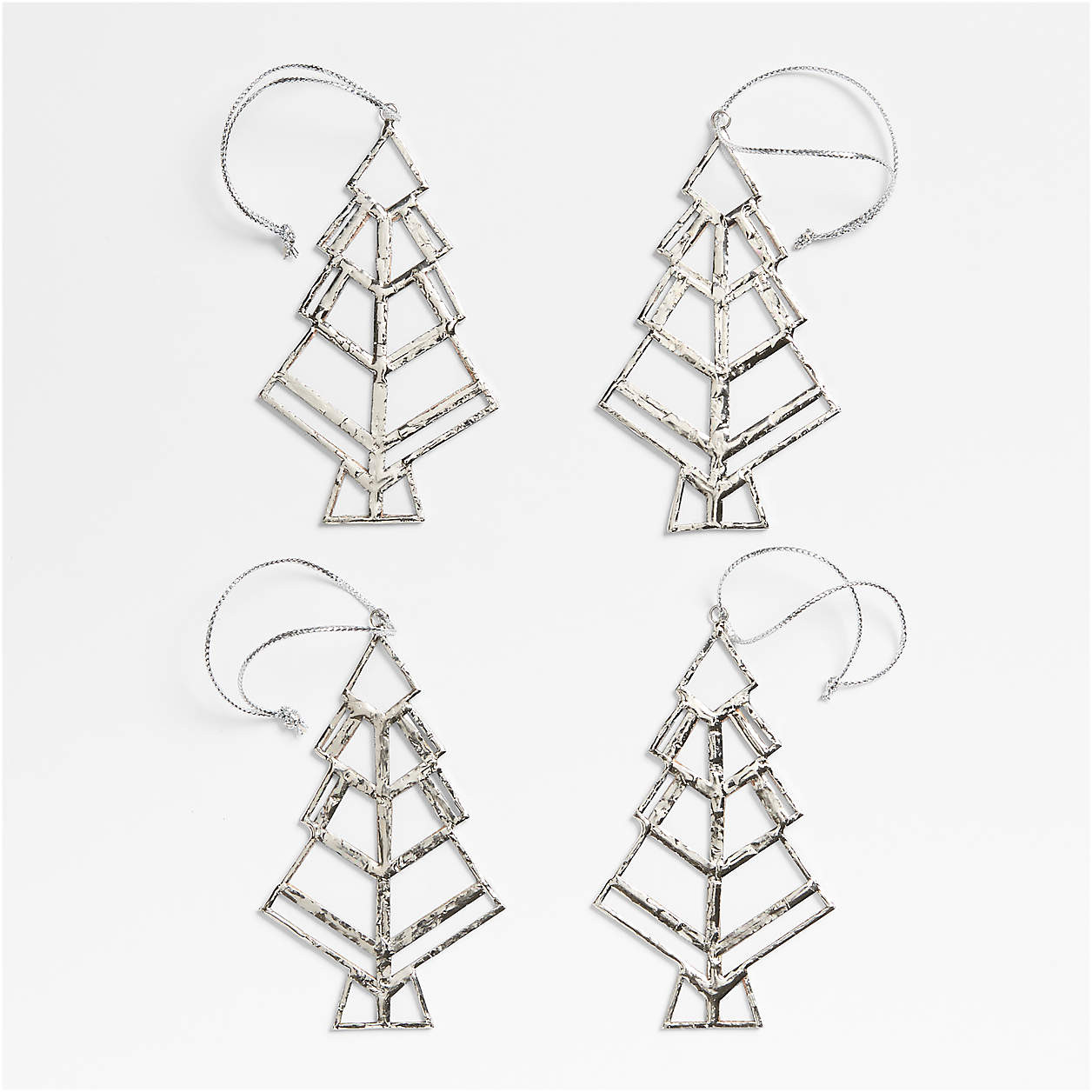 Stained Glass Deer Christmas Tree Ornament | Crate & Barrel | Crate & Barrel