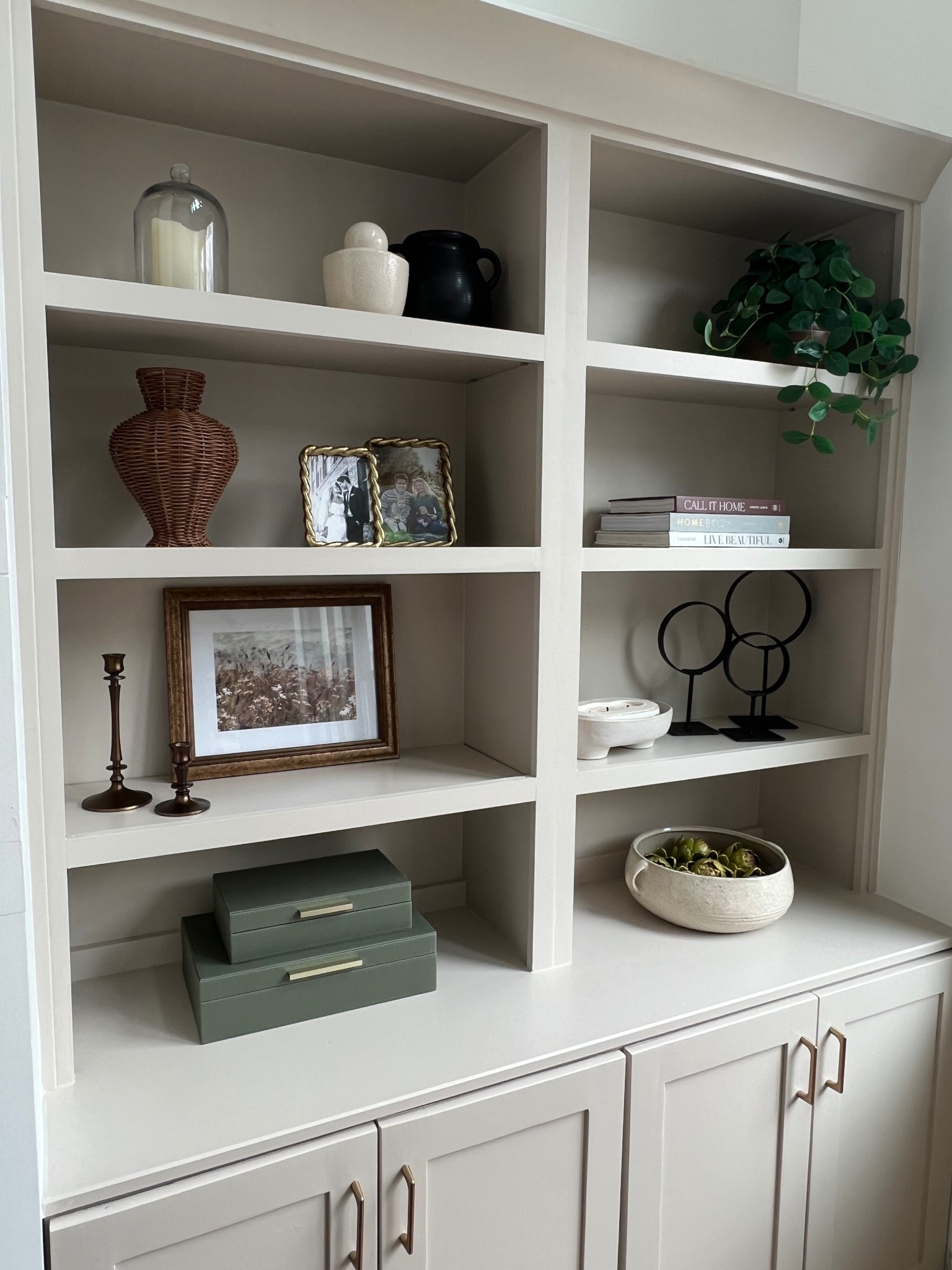 Add a touch of elegance to your home with these beautiful decorative items. Perfect for your bookshelf or mantle. #homedecor #bookshelfideas

#LTKHome