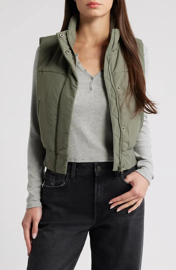Crop Puffer Vest | Nordstrom