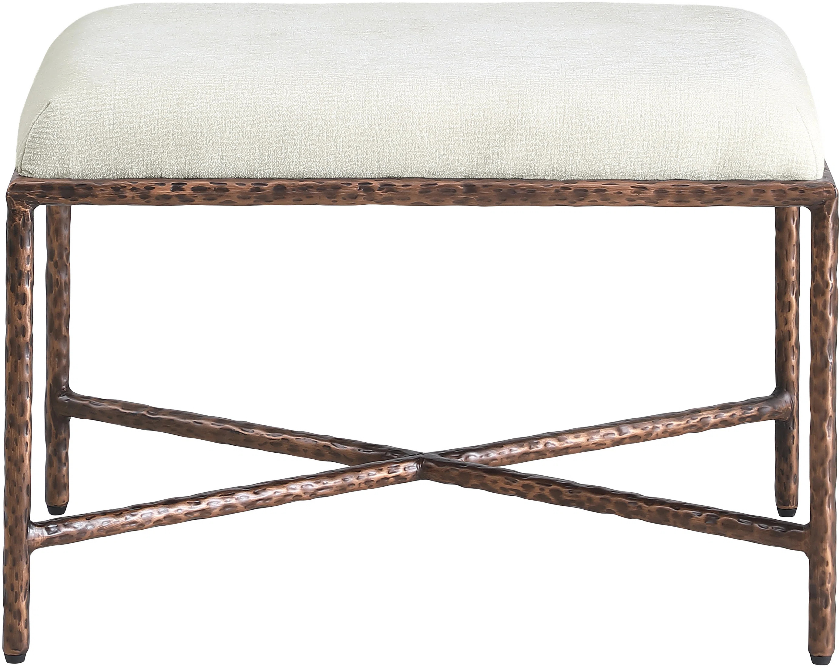 Iyania Chenille Fabric Bench | Wayfair North America