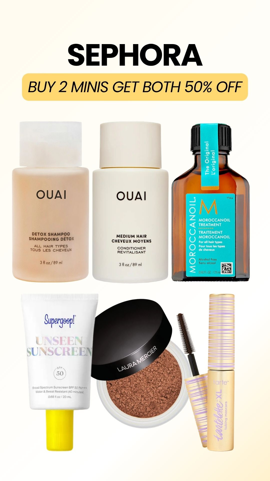 Need to stock up on travel sizes for your favorite hair, skin, and makeup products? Shop the @Sephora mini sale - buy 2, get both 50% off.
#LTKhair #makeup

#LTKSaleAlert #LTKBeauty