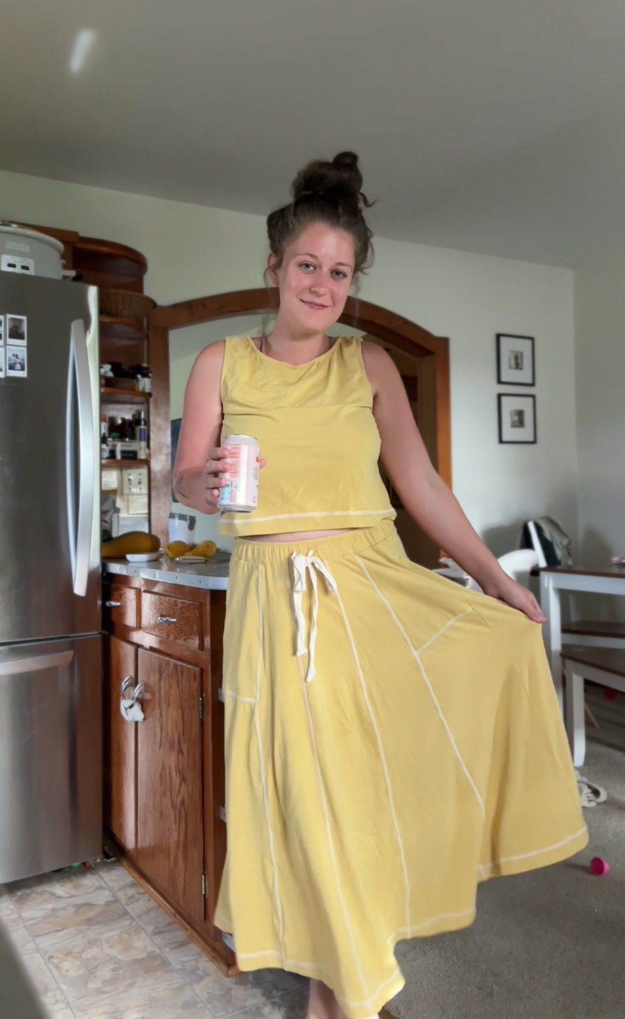 THE set of the summer, perfect to feel cute and comfort but also easy to wear. I’m wearing a size medium! 