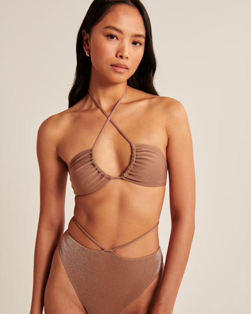 Women's Shimmer Multiway Bralette | Women's Swimwear | Abercrombie.com | Abercrombie & Fitch (US)