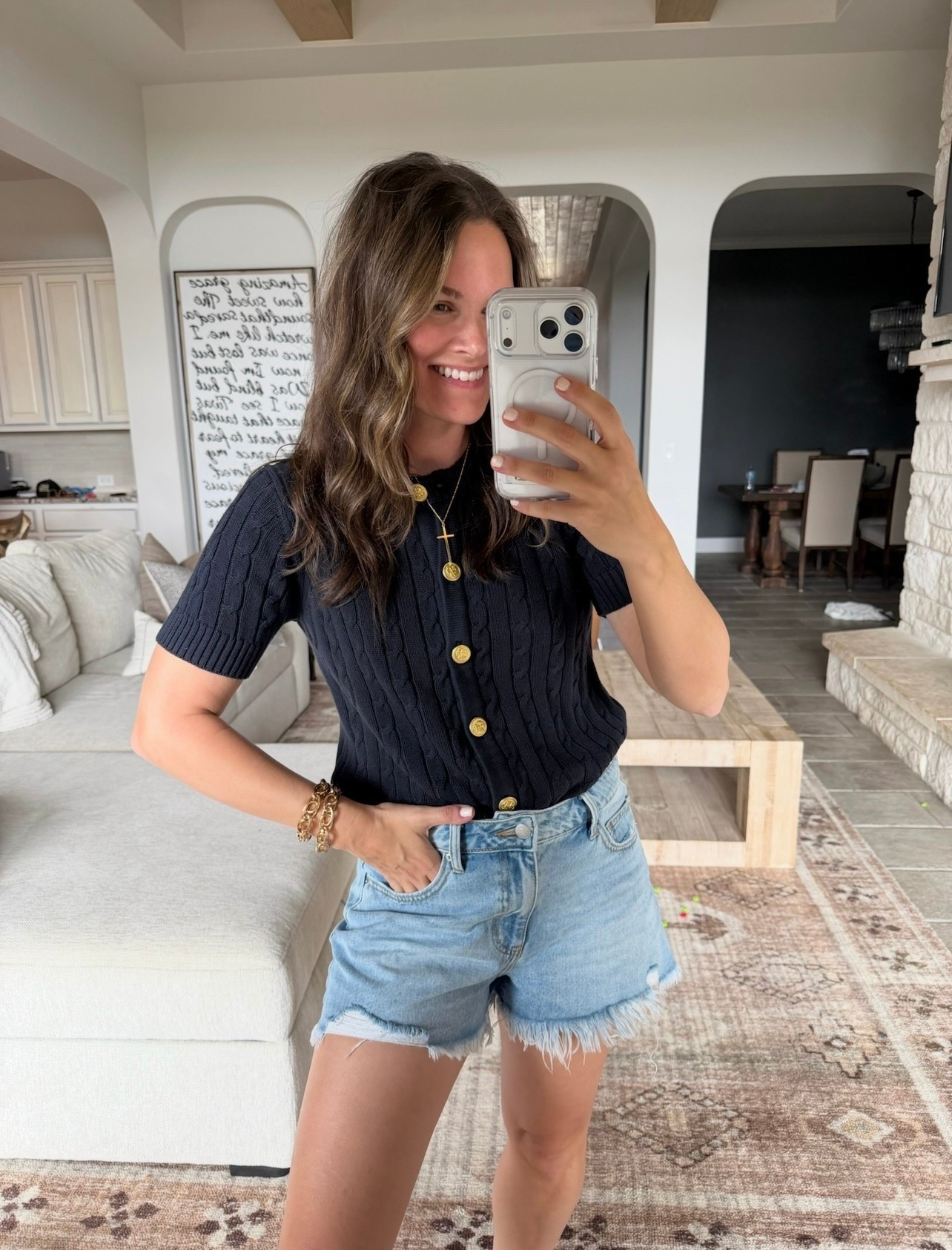 This knit cardigan is so good for spring! Lightweight, easy to wear open or buttoned up, and such a great everyday layer. Not to mention the price on this Walmart find!

#LTKSeasonal #LTKmomlife #LTKootd