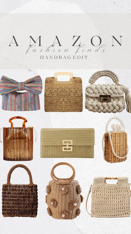Amazon purses Amazon handbag, summer handbags, spring handbag, woven handbag, straw, handbag, rattan, handbags, affordable, purses, affordable, handbags, bow, handbag, clutches, evening, handbag, beach, bag

#LTKitbag #LTKtravel #LTKwedding