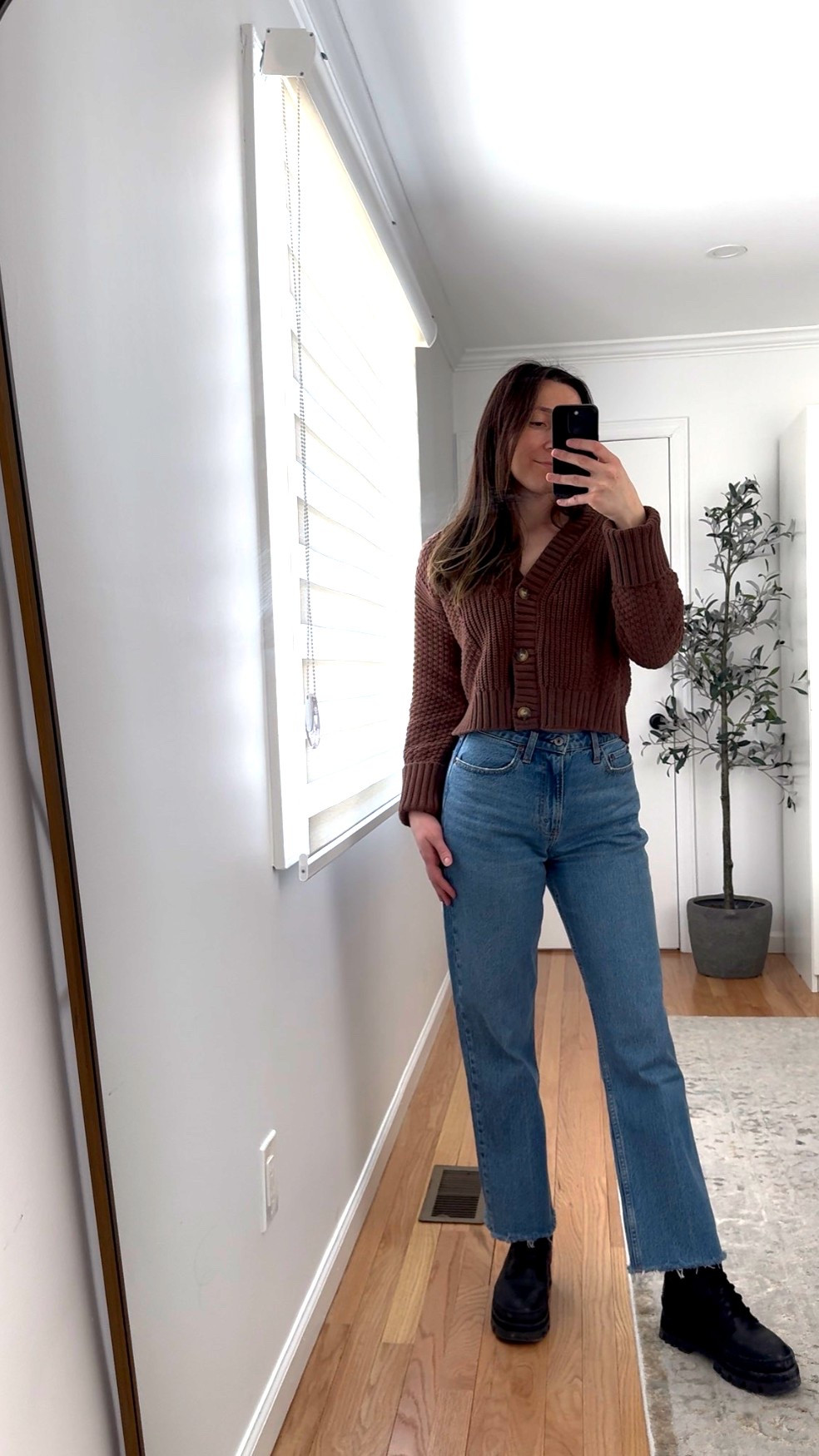 Abercrombie jeans and a cozy knit top are truly my go-to formula for an easy, polished everyday look. This outfit is comfortable enough for running around all day but still feels put-together thanks to the structured denim and classic cardigan silhouette. Finished it off with my Clarks boots for a practical, timeless touch that works for winter errands, casual meetings, or weekend plans. Neutral, wearable, and on repeat all season.

Abercrombie jeans, Abercrombie top, Abercrombie cardigan, straight leg jeans outfit, everyday winter outfit, casual chic outfit, neutral winter outfit, classic denim look, capsule wardrobe staples, elevated basics, cozy knit outfit, winter jeans outfit, Clarks boots, comfortable winter boots, timeless outfit ideas

#LTKStyle #LTKFinds #AbercrombieStyle #EverydayOutfit #WinterOutfitInspo #NeutralStyle #CapsuleWardrobe #ClassicStyle #DenimOutfit #CozyChic #CasualOutfitIdeas

#LTKootd #LTKgrwm #LTKdayinmylife