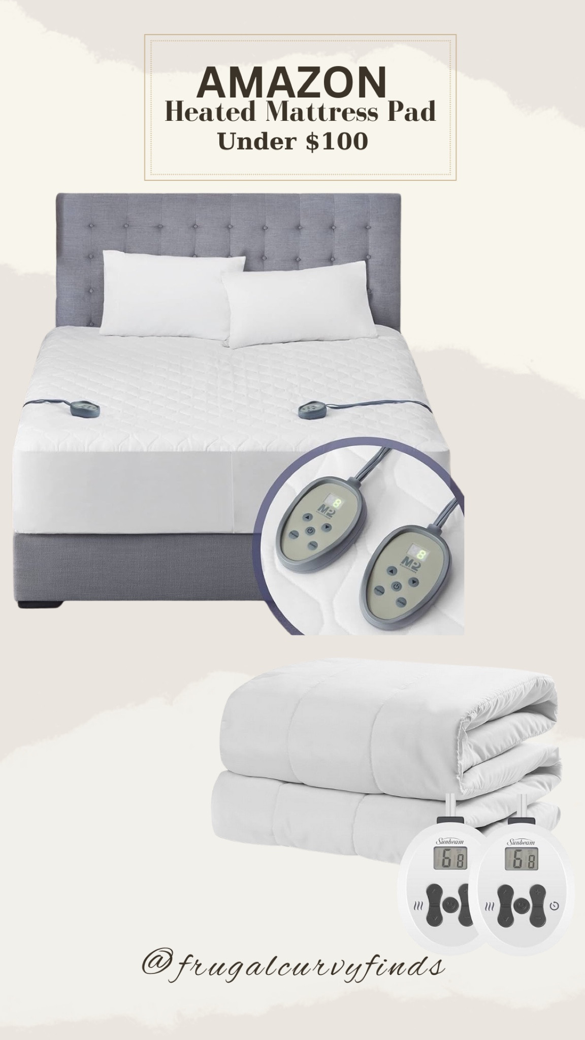 HOMLYNS Electric Heated Mattress … curated on LTK