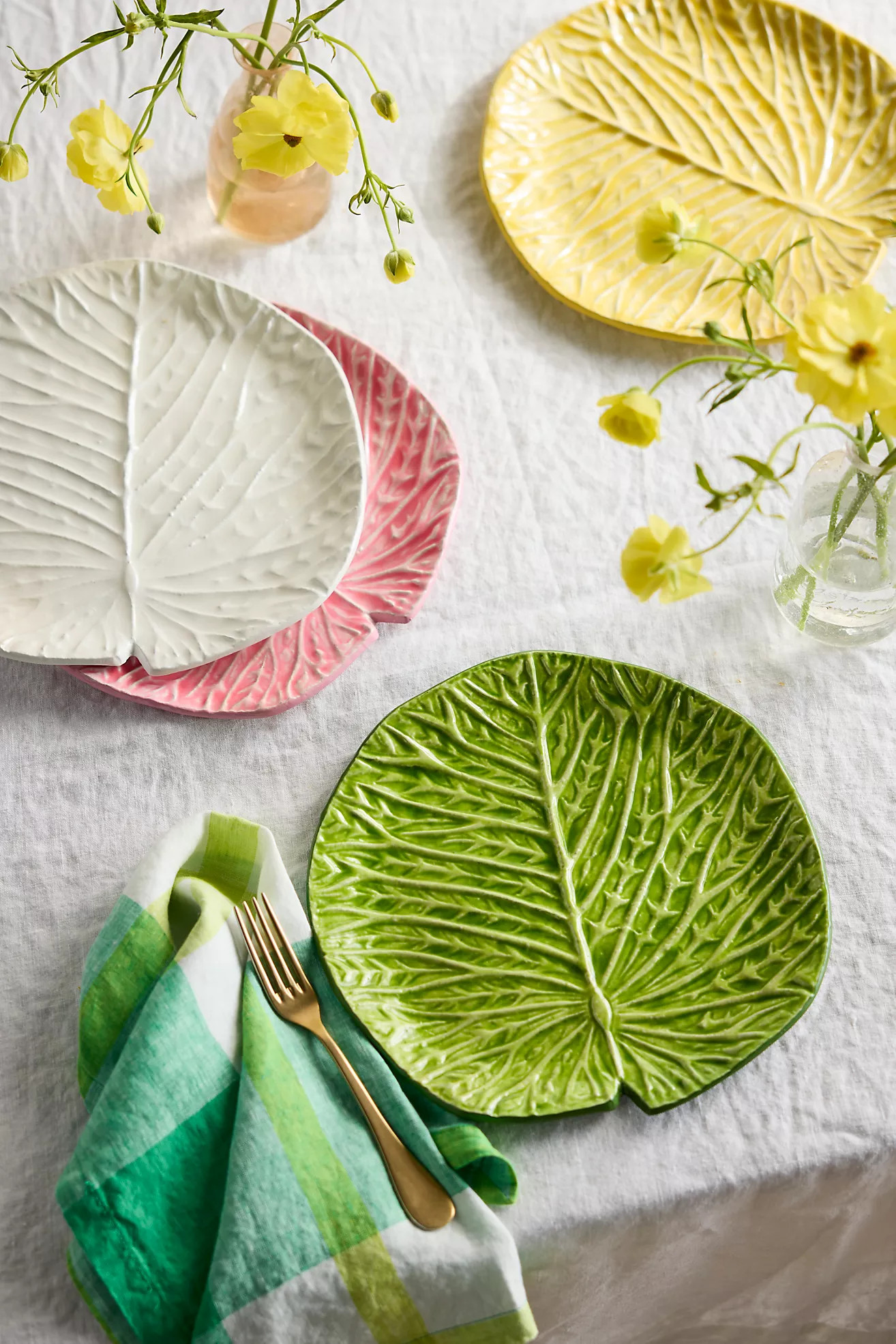 Enamel Leaf Plate | Anthropologie (US)