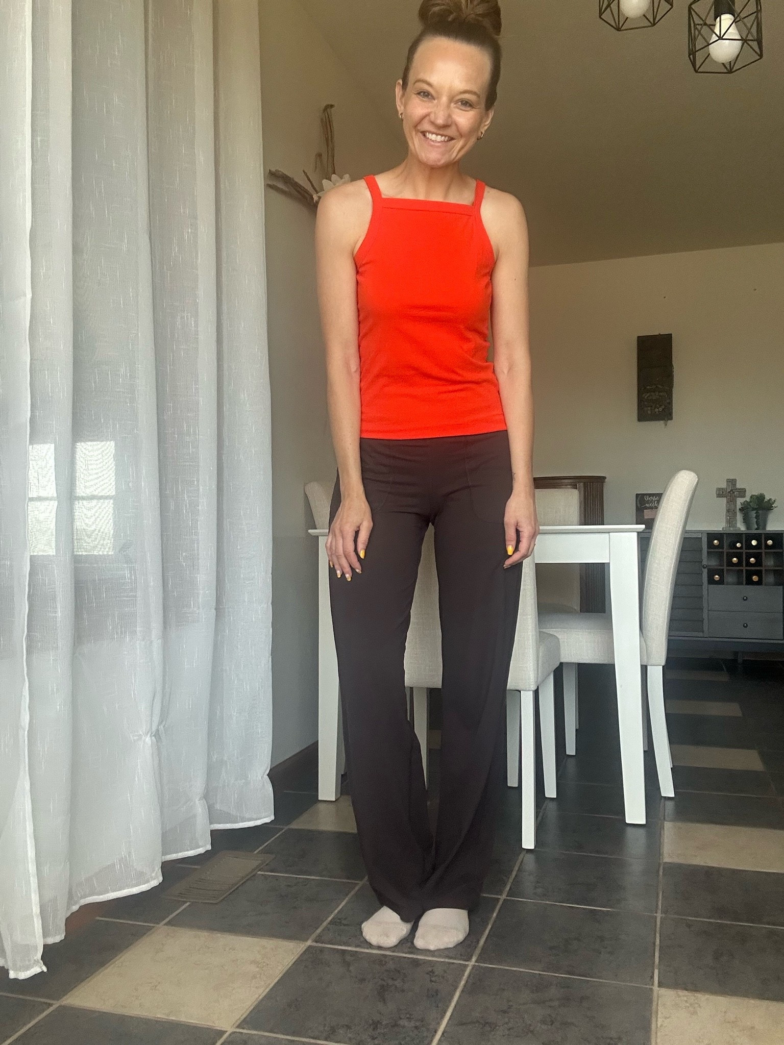 Square neck geranium tank for springs and autumns!!

#LTKActive #LTKSeasonal #LTKootd
