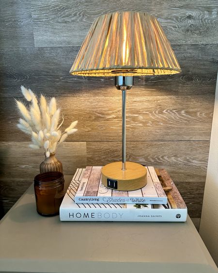 Table lamp. 3 way dimmable, with touch control and USB port. Rattan shade. I love the features and the style. Perfect for bedside table, entry console or kitchen counter  

#LTKhome #LTKstyletip #LTKfindsunder50