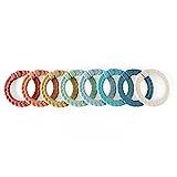 Amazon.com: Itzy Ritzy Linking Ring Set; Set of 8 Braided, Rainbow-Colored Versatile Linking Ring... | Amazon (US)