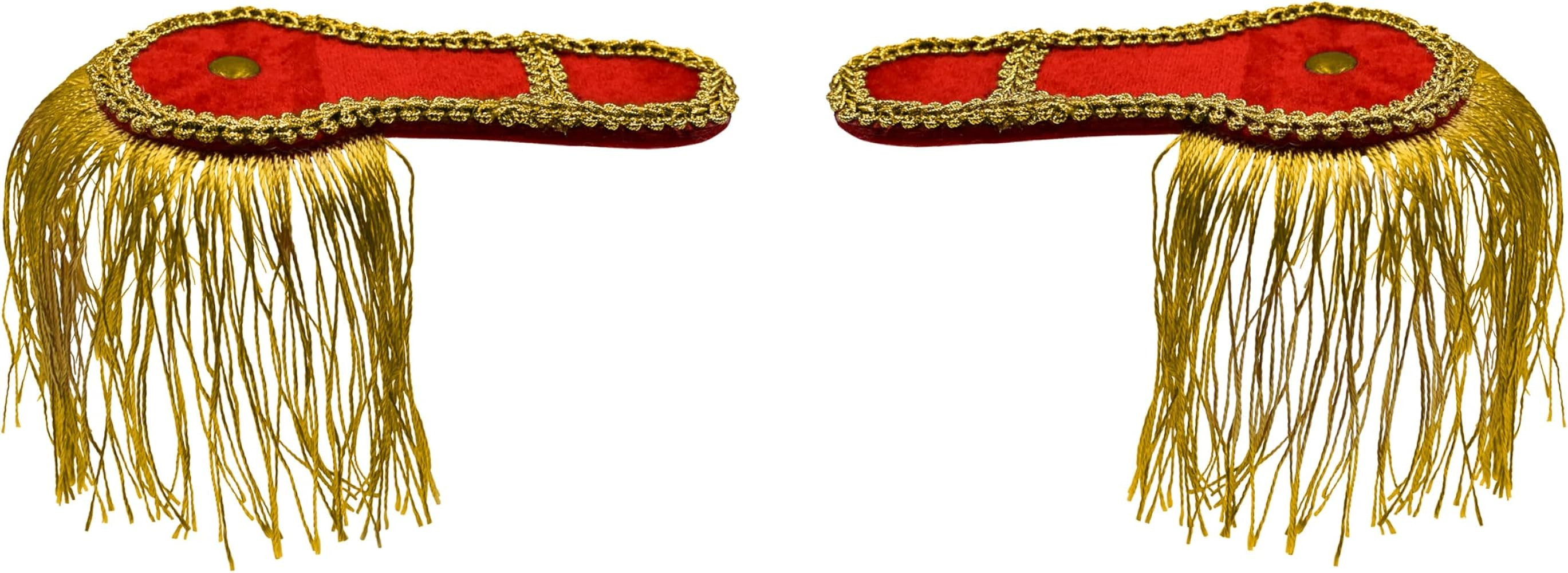 Nicky Bigs Novelties Ringmaster Shoulder Epaulettes Gold Fringe Epaulets Boards Shoulders Scales ... | Amazon (US)