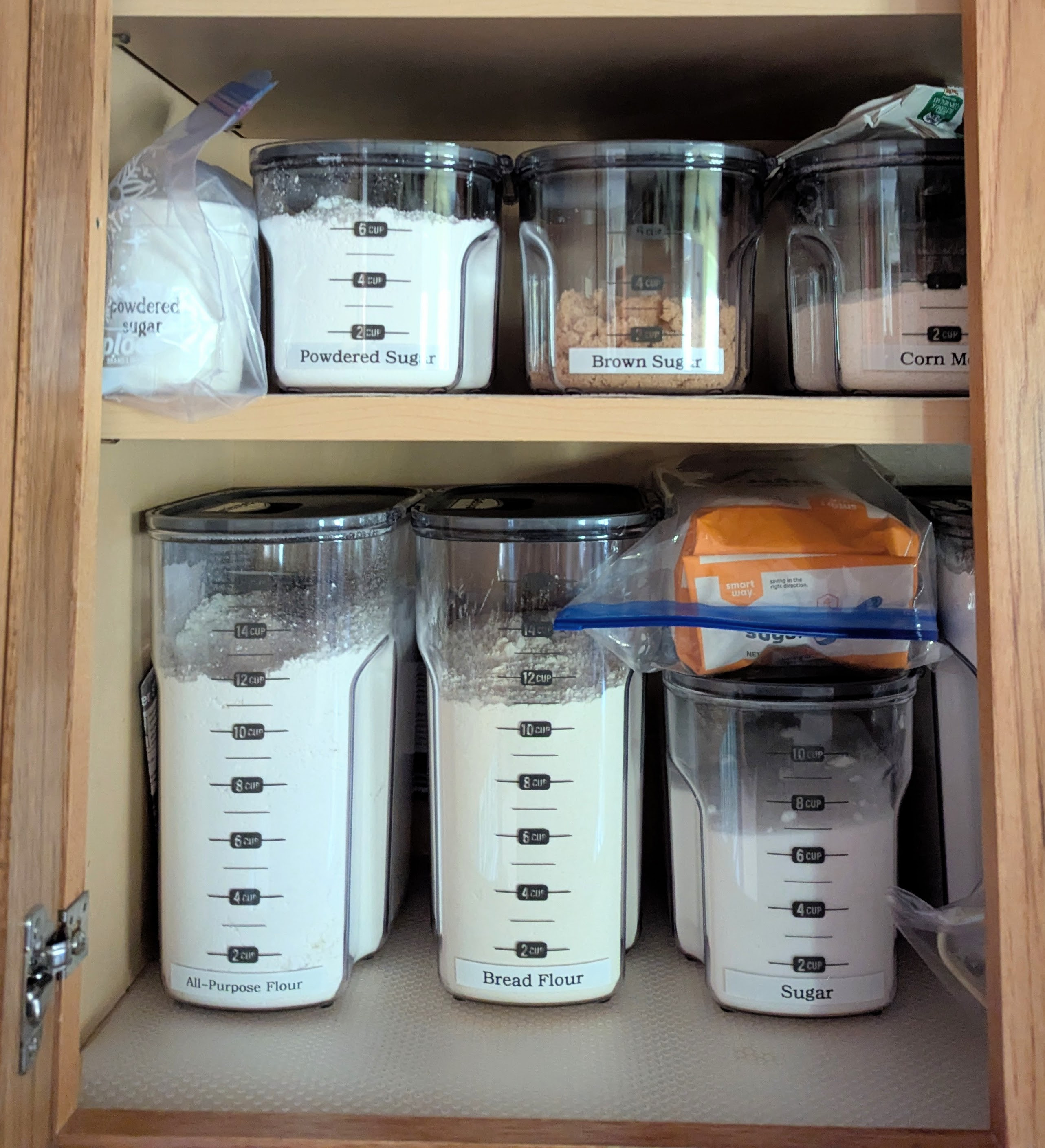 An organized pantry makes holiday baking so much easier. I just added these airtight containers to my baking pantry and labeled them all with my label maker and am loving how efficient and tidy it is.  

 #LTKfoodie #LTKHome