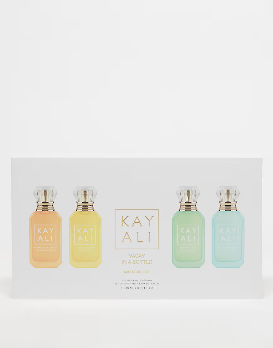 KAYALI Vacay in a Bottle Miniature Set 4 x 10ml - 21% Saving-No colour | ASOS (Global)