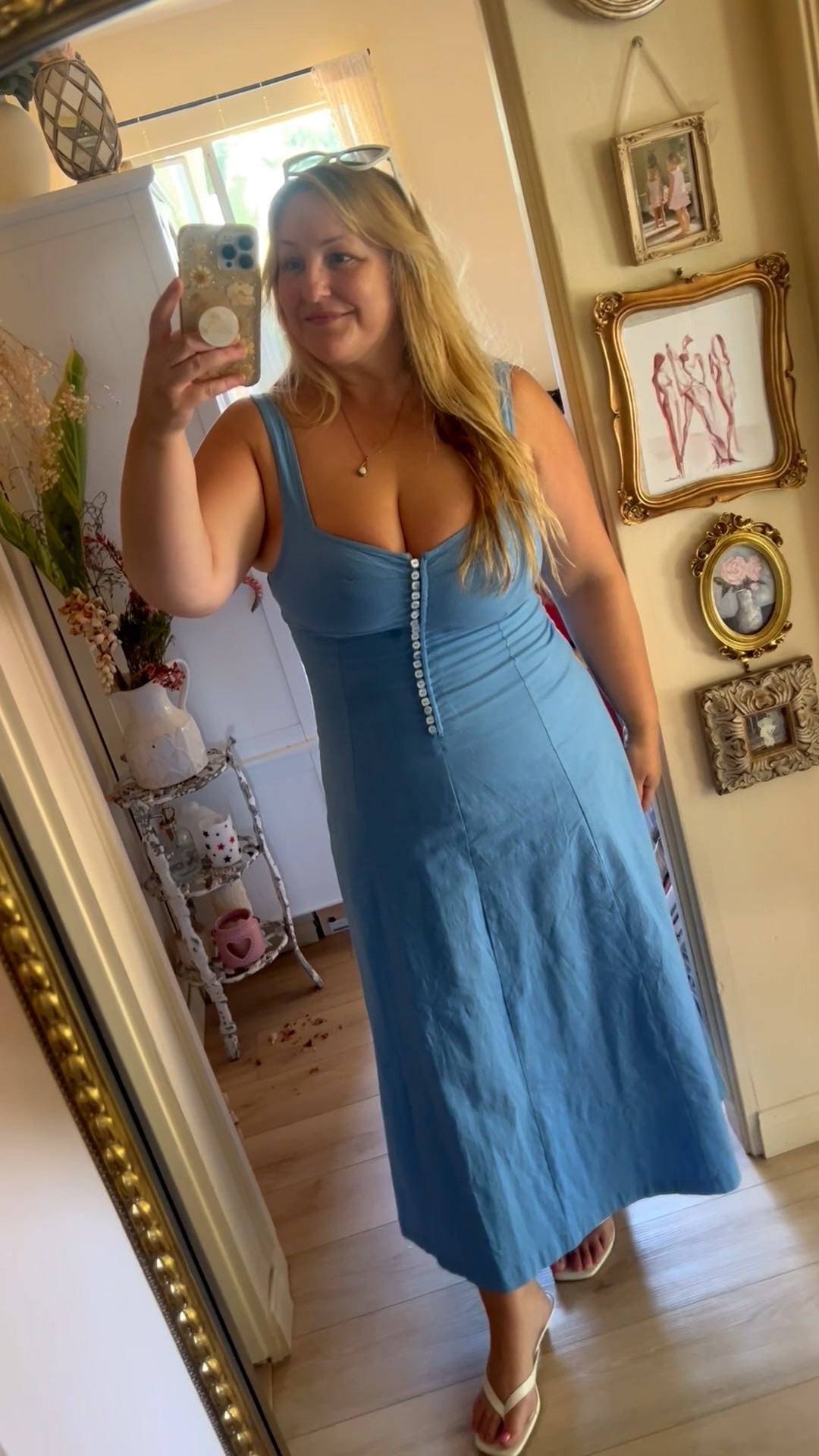 Beautiful cotton blue free people dress with cutest buttons detail
Wearing size L
I don’t even need a bra with this one! Love the stretch cotton fabric! Comes in multiple colors!

#LTKootd #LTKMidsize #LTKSeasonal