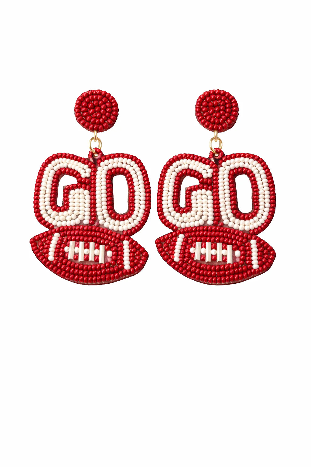 Let's Go Football Game Day Earrings | Willow Boutique