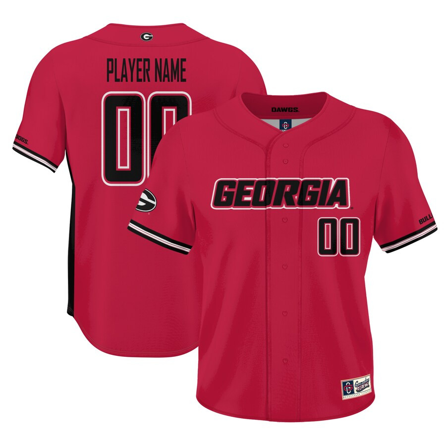 Georgia Bulldogs ProSphere Youth NIL Pick-A-Player Baseball Jersey - Red | Fanatics