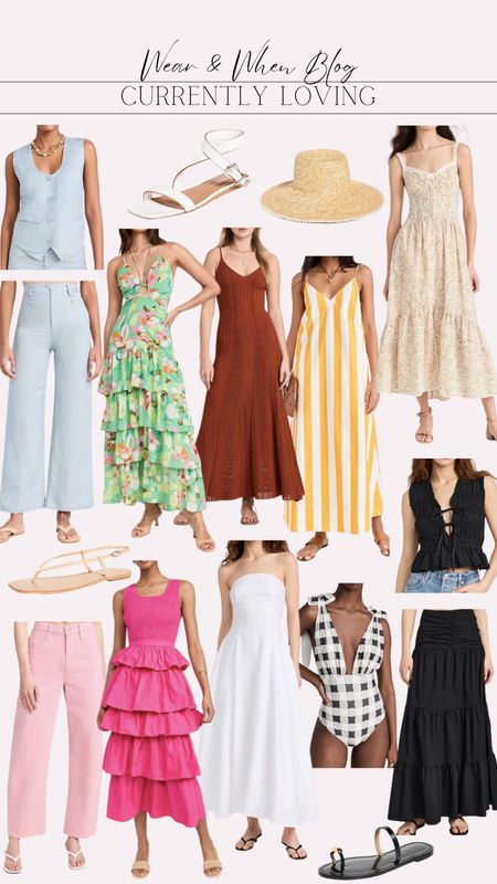 Currently loving! Spring dresses, maxi dresses, flat sandals! 

#LTKSeasonal #LTKstyletip #LTKshoecrush