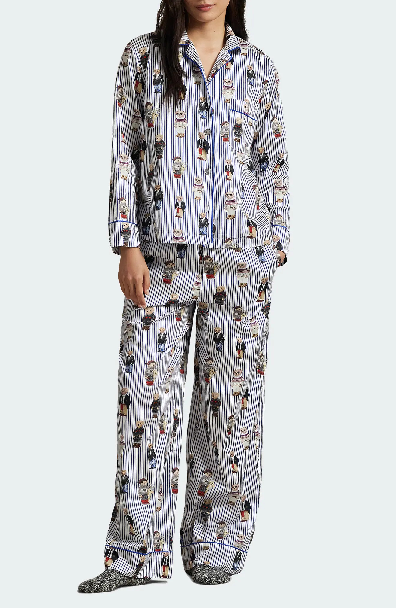 Polo Ralph Lauren Madison Cotton Pajamas (Women) | Nordstrom | Nordstrom