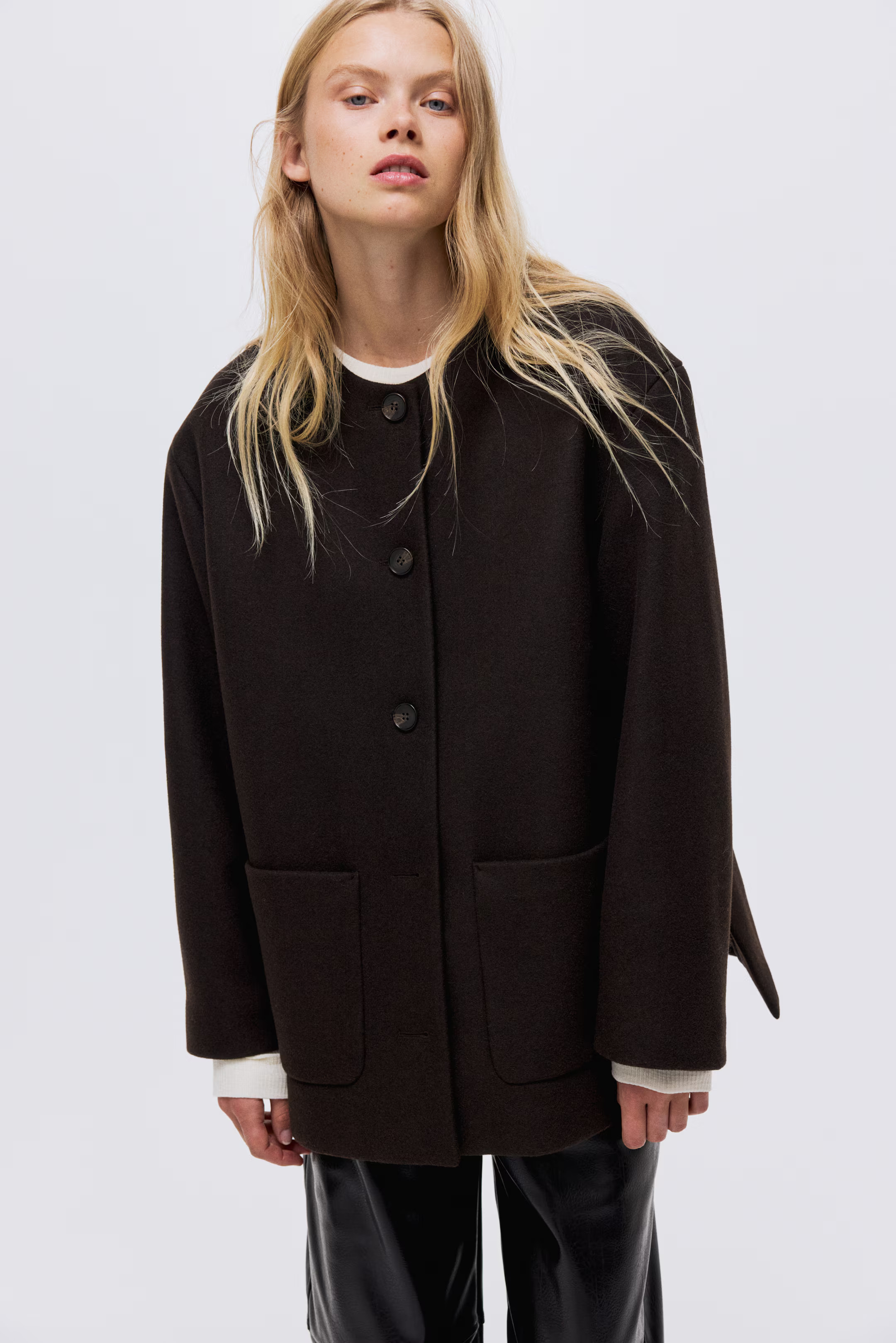 Scarf-Detail Coat | H&M (US + CA)