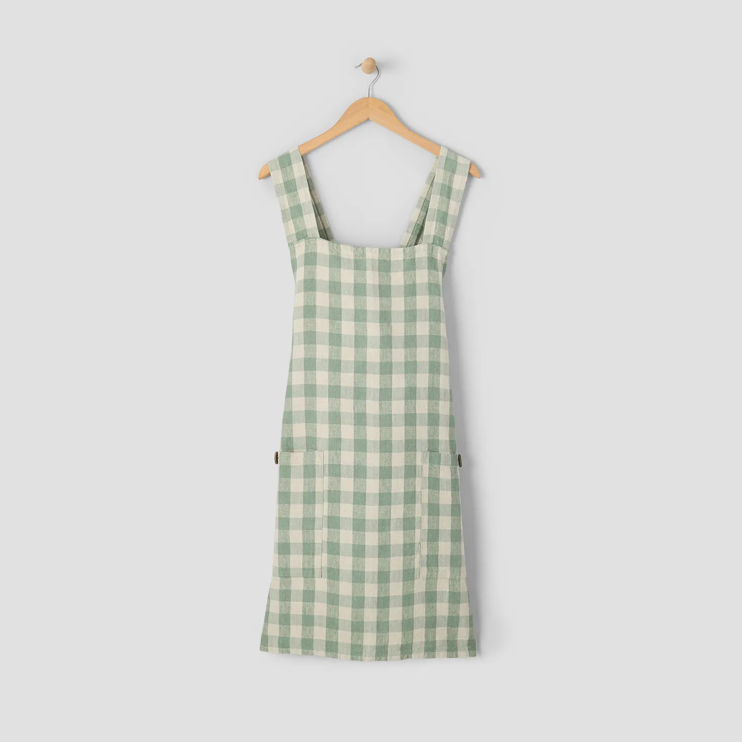 Sur La Table Check Linen Smock Apron | Sur La Table