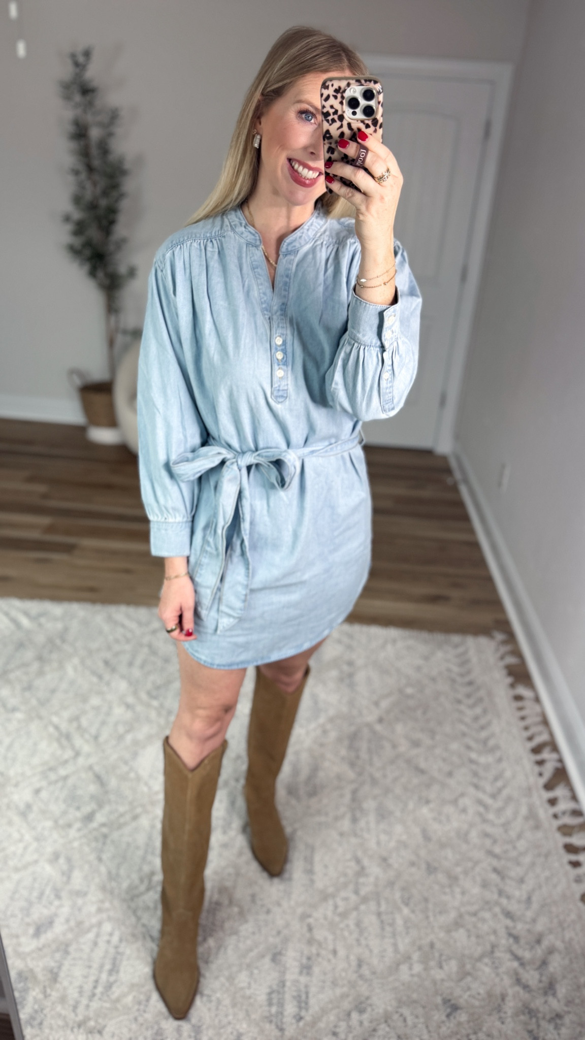 Weekend Walmart Wins try-on
Denim mini dress- medium, this one runs shorter 

#LTKFindsUnder50 #LTKootd