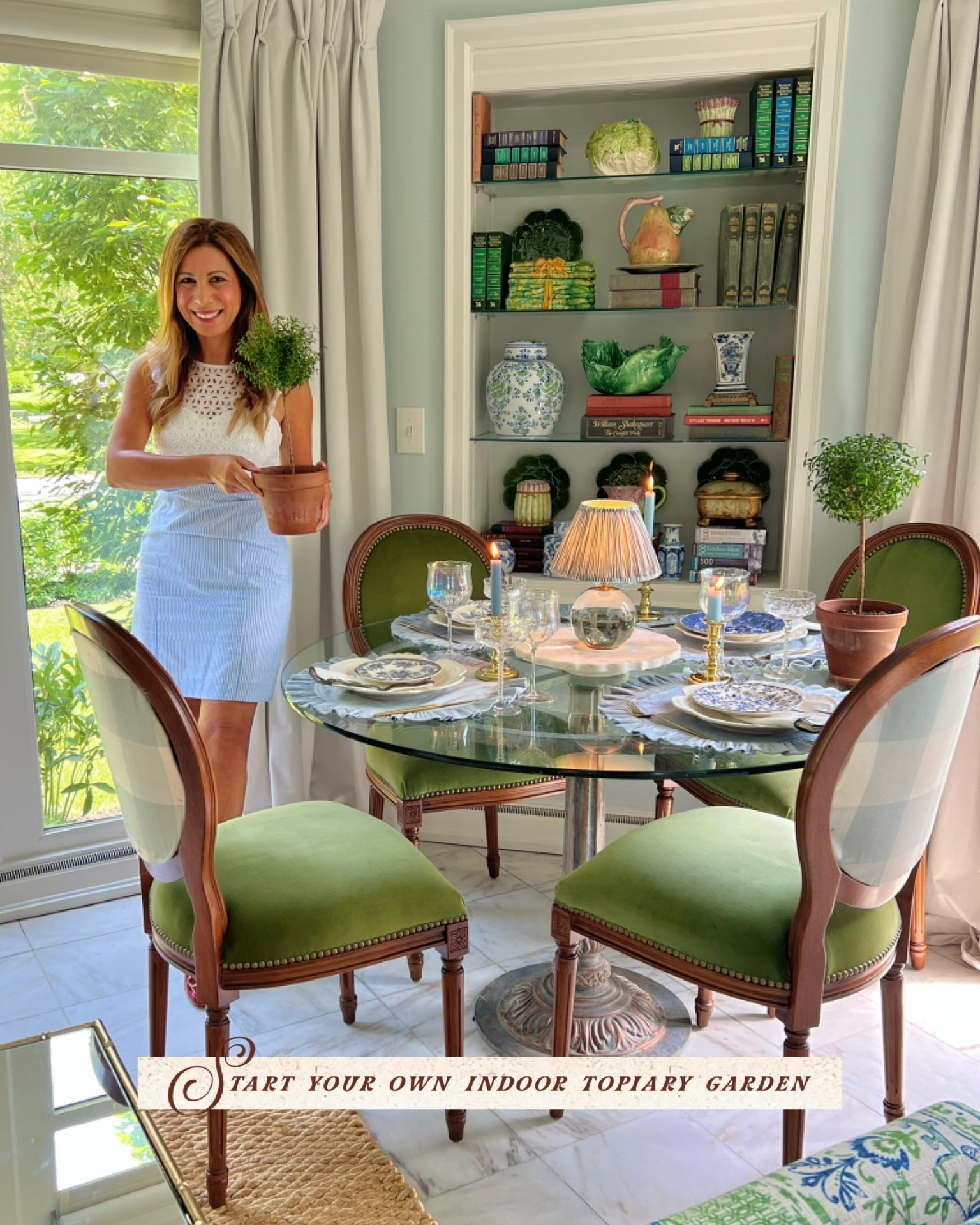 START YOUR OWN INDOOR TOPIARY GARDEN 🪴 

If you’ve followed me for a while, you know how much I love my live topiaries! There’s just something about them that adds such a beautiful, classic touch to a home. And, they’re easier to care for than you might think!

If you’re new to topiaries, start small with just 1–3 and slowly add to your collection. Mix different heights and shapes, tuck them into aged terra-cotta pots, and before you know it, you’ll have your own charming little indoor garden. 

I’m sharing some of my own topiaries along with plenty of inspiration to get you started, plus a few simple care tips along the way!

And because I’m always asked where I find mine, I’ve sourced some of my FAVORITE live topiaries that can be delivered right to your door. I’ve linked them all in my LTK shop & Shop My so you can start or add to your own collection! 

Tap the ♥️ and Comment SHOP below for these links & more! 

Just a warning… one topiary has a way of turning into five or more! 

Save this post for inspiration & send it to a fellow topiary lover! 

#myrtletopiary #topiary #topiarygarden #acquiredbyandrea #topiarycare @Etsy #ad