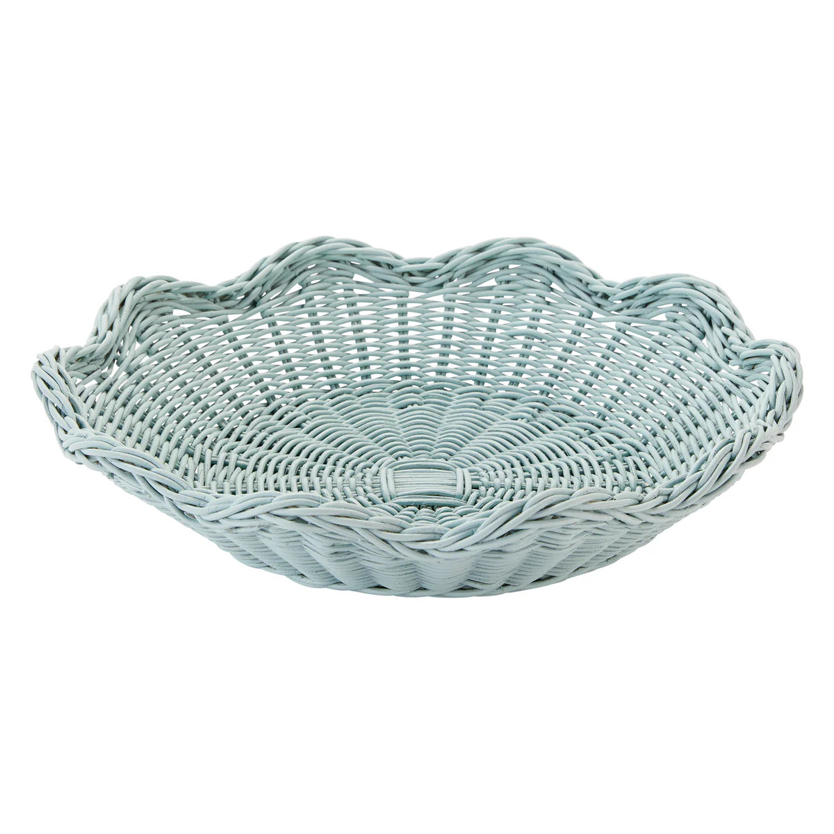 Wavy Wicker Tray | Amanda Lindroth
