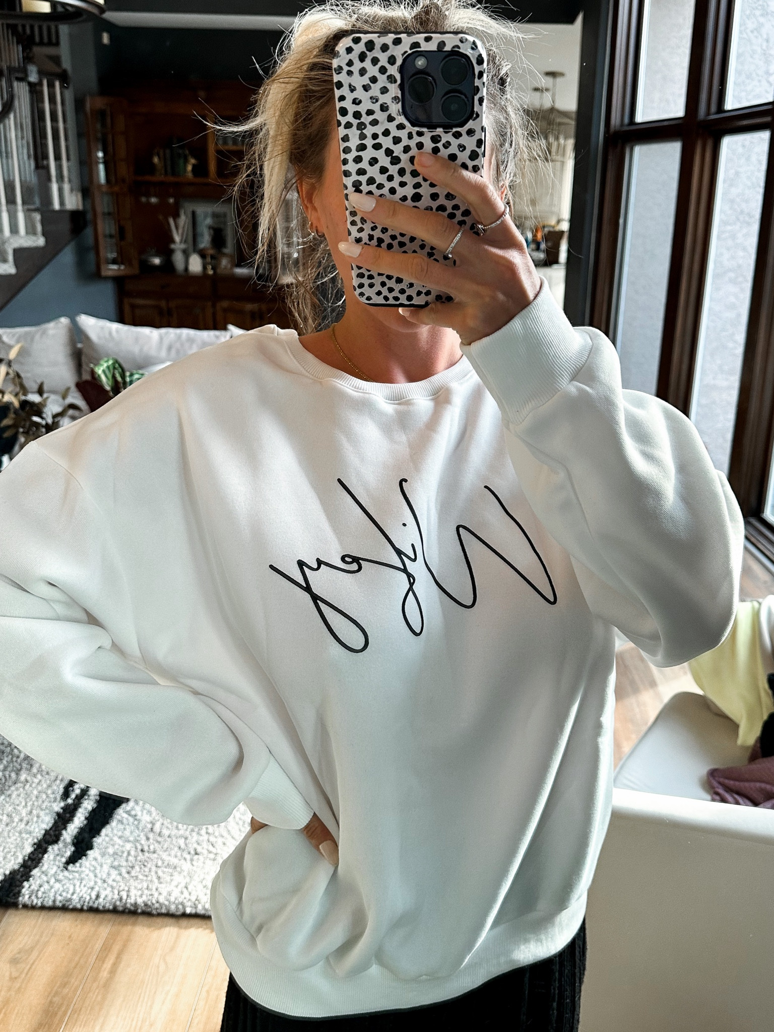 Under $10 - Wifey Bride Bridal Sweatshirt Pullover Crew - wearing size small. Lightweight but still plush comfy & cozy

Makes a great bridal shower gift or after wedding lounge outfit
#ltkbridal #ltkbride

#LTKwedding #LTKsalealert #LTKunder50