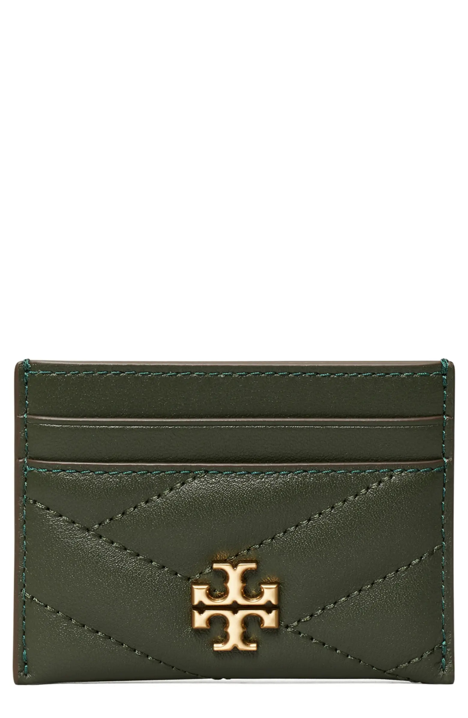 Kira Chevron Leather Card Case | Nordstrom