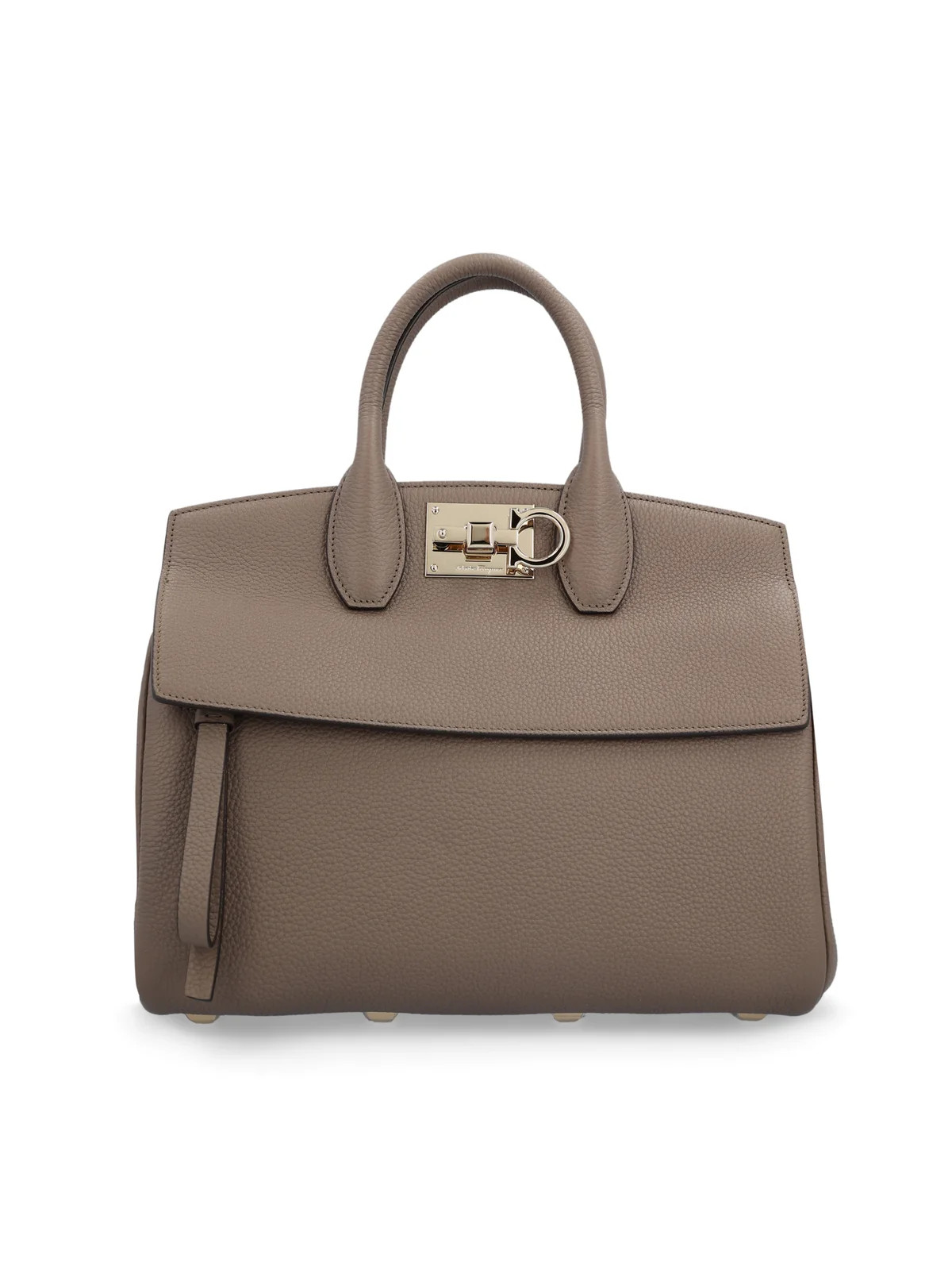 Salvatore Ferragamo Studio Small Top Handle Bag | Cettire Global