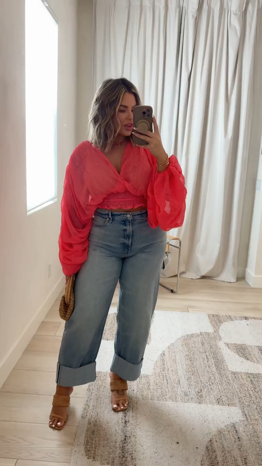 Jeans and heels are old no link I’m sorry but this top is a great one for arm coverage in the summer time. 
#amazon

Comment SHOP below to receive a DM with the link to this post on my LTK ⬇ https://liketk.it/6cMX3

https://liketk.it/6cMX3