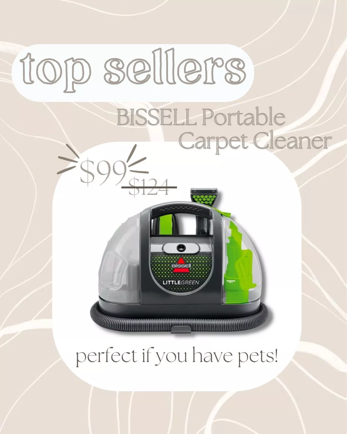 Bissell Little Green Carpet Cleaner On Sale At Walmart