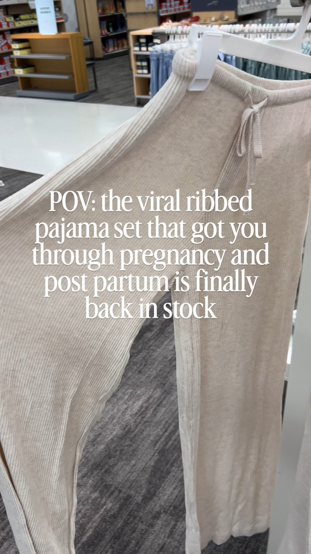 And it's on sale for $24 right now OMG!!! The viral ribbed pajamas set is the comfiest I've ever worn. I have it in multiple colors. These make a great gift and they're perfect for pregnancy and post partym. A must have! 

#LTKGiftGuide #LTKSaleAlert