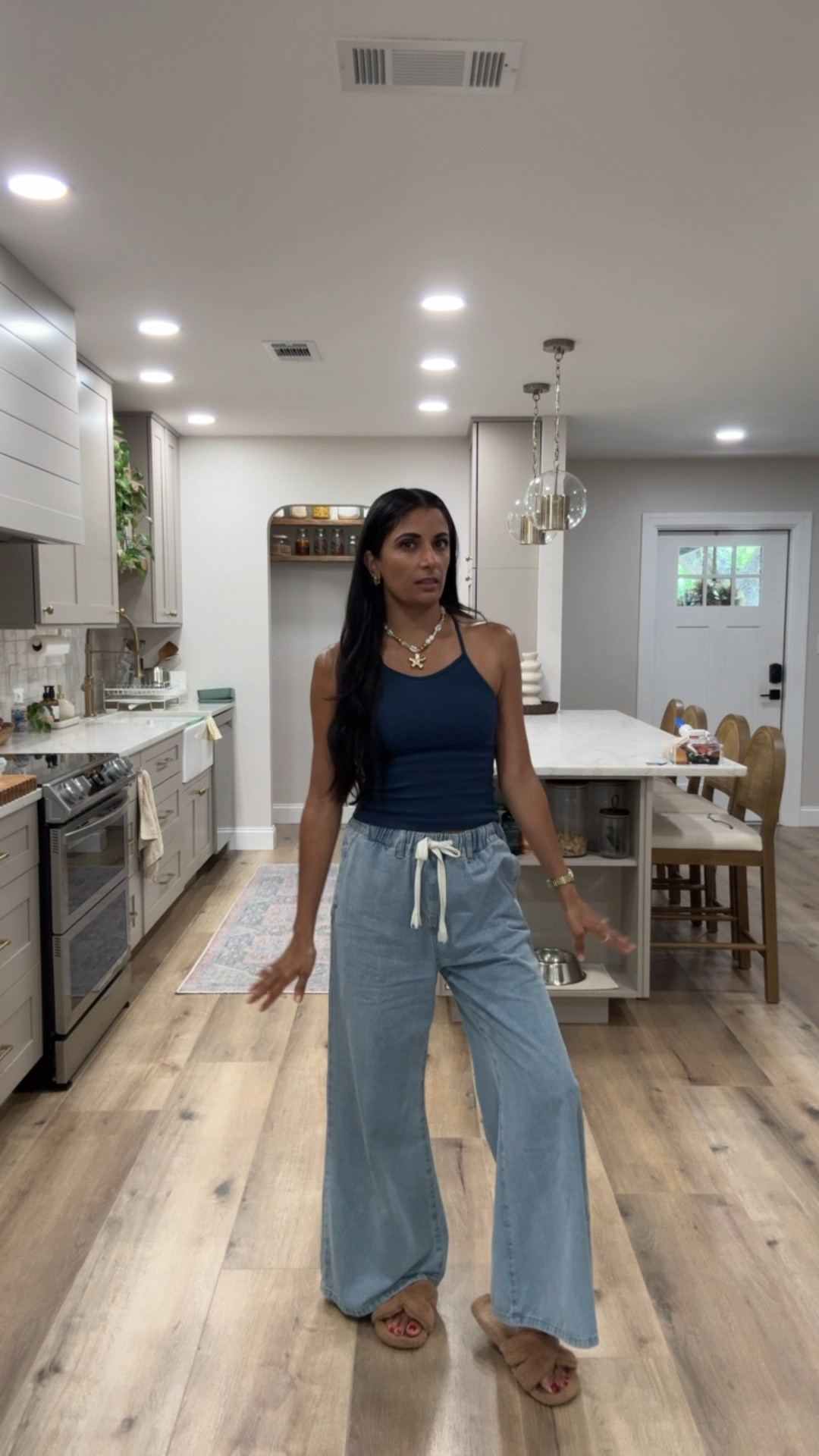 Monday Fit Check 
Size up in the tank 

#LTKOver40 #LTKStyleTip