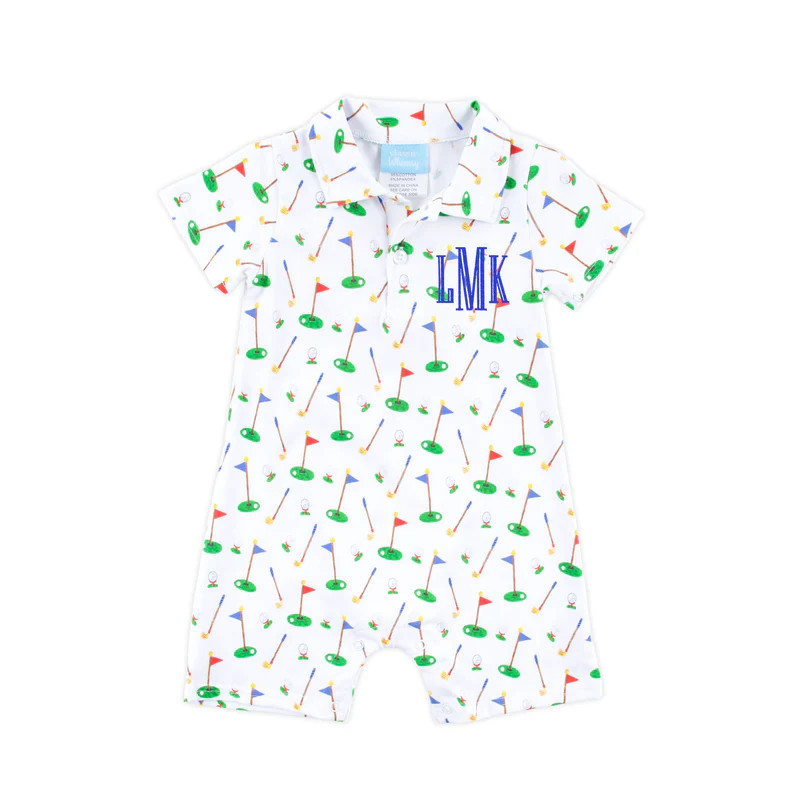 Country Club Polo Romper | Classic Whimsy