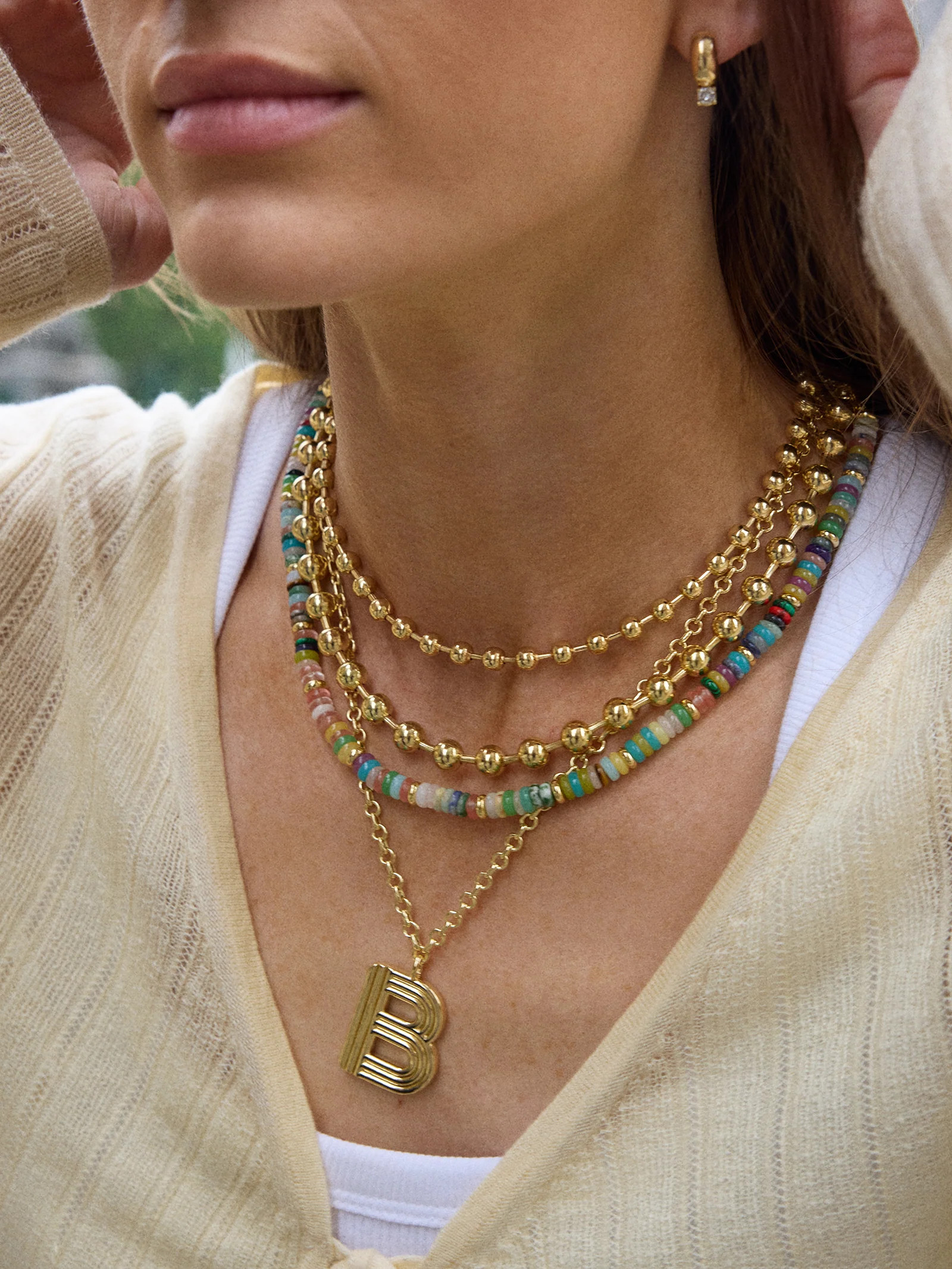 Amaris Semi-Precious Necklace - Multi | BaubleBar