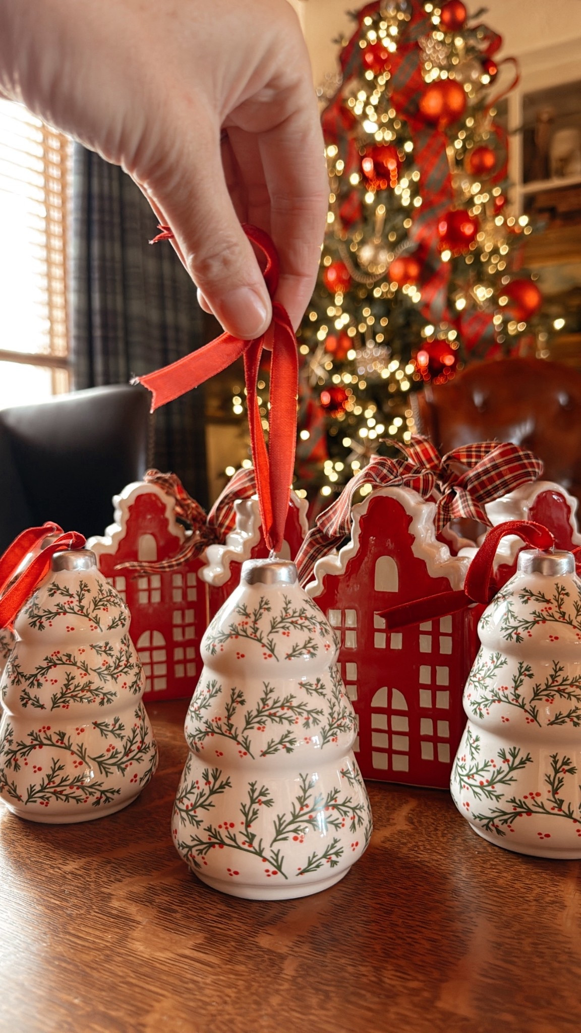 Looks like Pottery Barn for a fraction of the cost! 🤩🤩🤩…I added different ribbons to mine but the original ribbons are so cute too 

#LTKHoliday #LTKHome