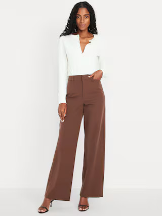 High-Waisted Pixie Super Wide-Leg Pants | Old Navy (US)