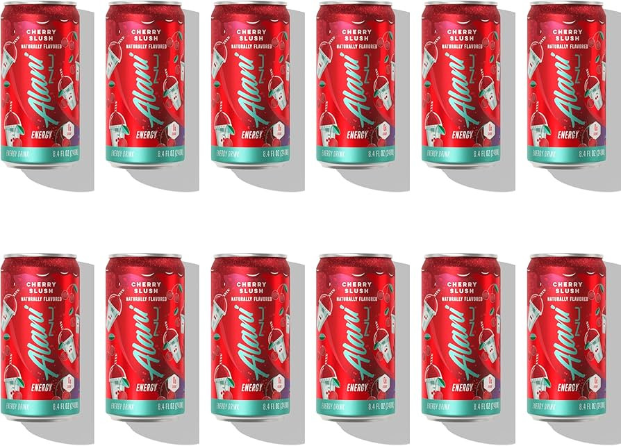 Alani Mini Energy Drink, 8.4 Fl Oz, 12 Count (Cherry Slush) | Amazon (US)