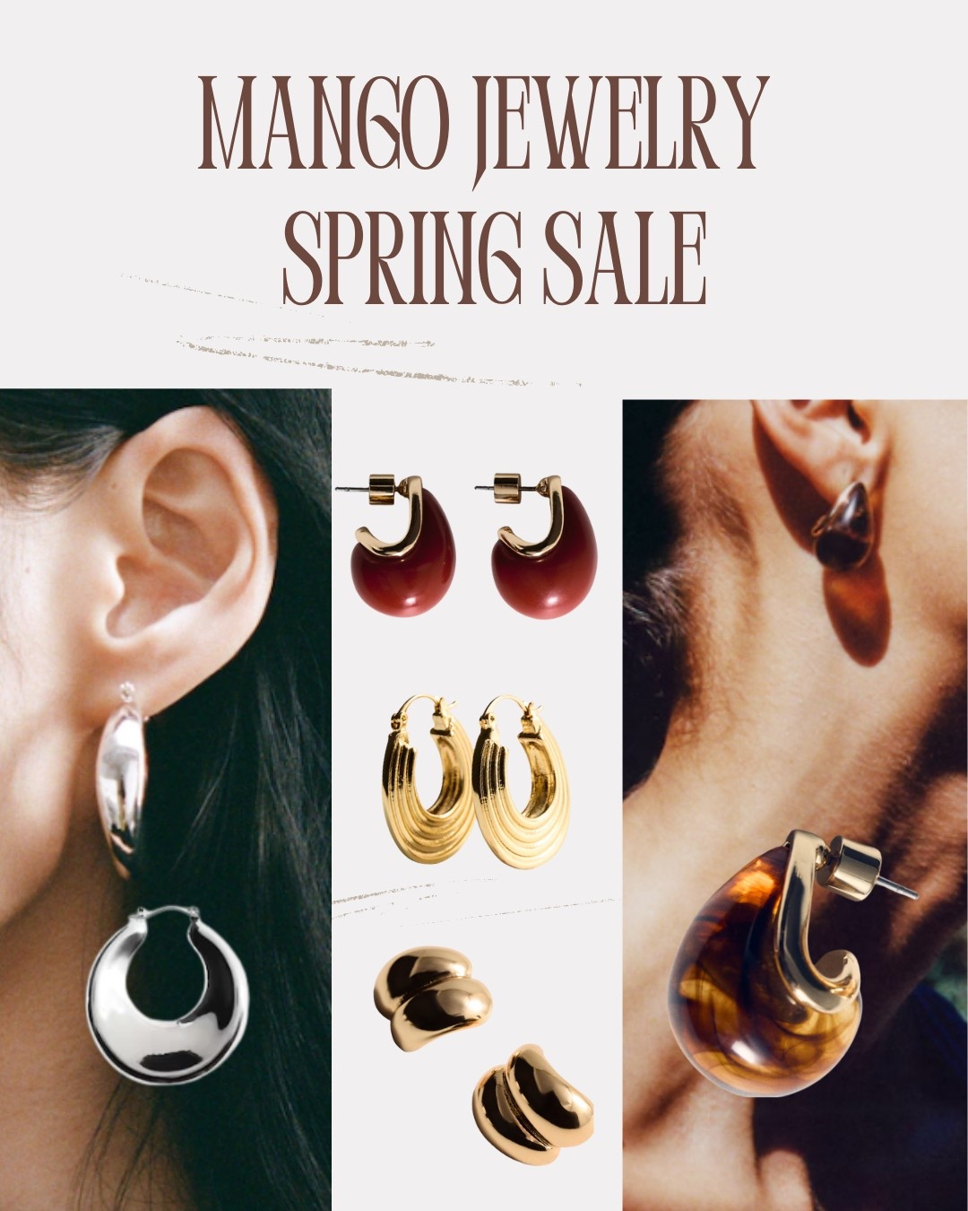 Statement earrings are trending this season, and Mango’s Spring Jewelry Sale has the boldest pieces to elevate any look. From chunky gold and silver hoops to sculptural resin drops and retro-inspired red huggies, these pieces are perfect for adding a touch of glam to your spring outfits. Shop these LTK jewelry finds now for luxe looks at budget-friendly prices.

#LTKSeasonal #LTKFindsUnder100 #LTKFestival