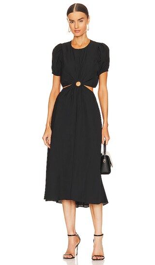 Cutout Maxi Dress in Rich Black | Revolve Clothing (Global)