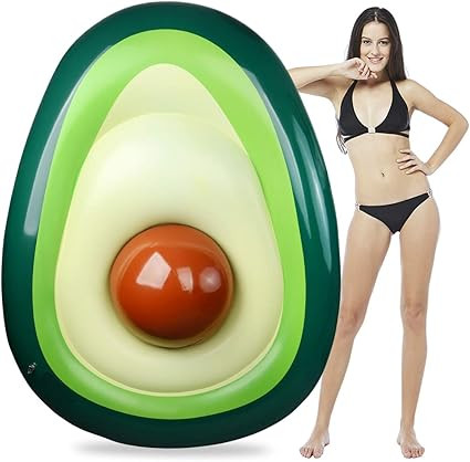 Avocado Pool Float, Aitey Giant Inflatable Avocado floatie with Ball Water Fun Summer Swimming Po... | Amazon (CA)