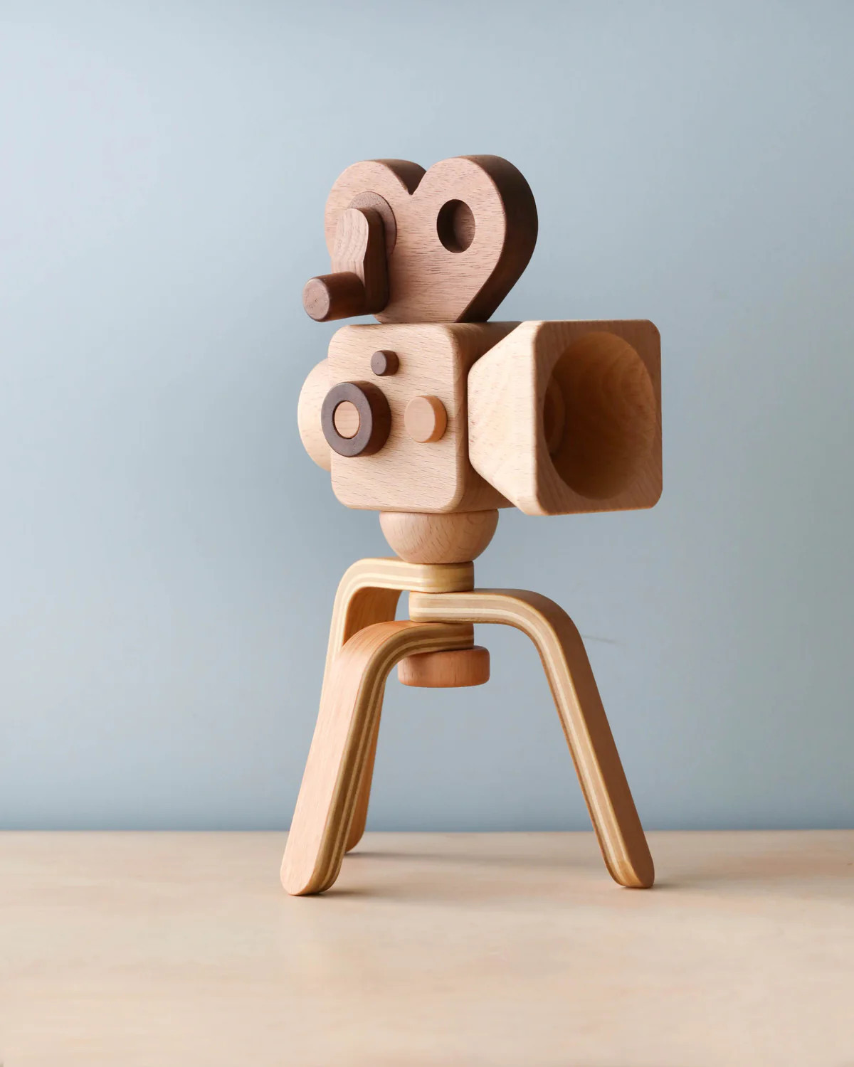 Father’s Factory | Wooden Toy Camera With Tripod | Odin Parker