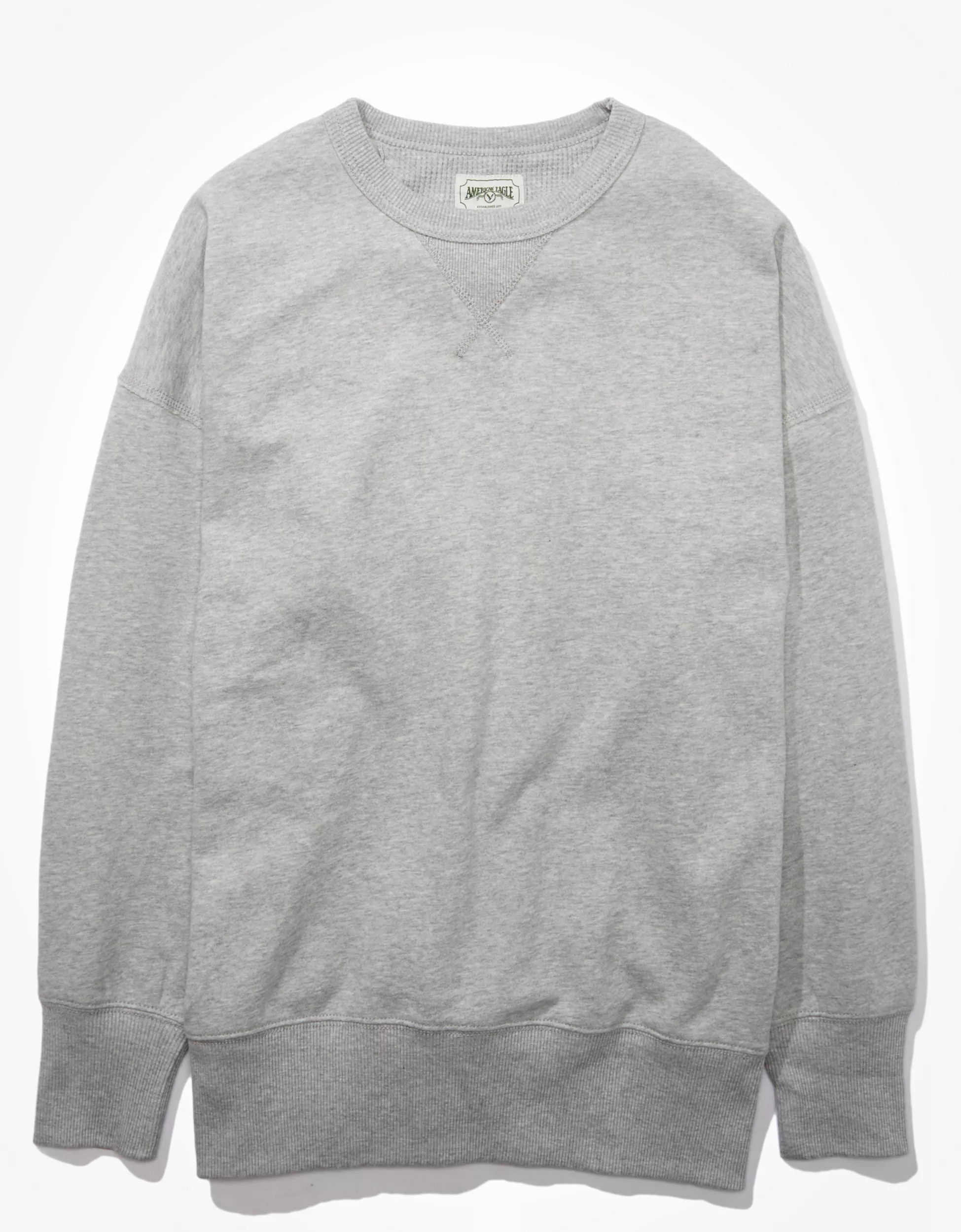AE Hangout Crew Neck Sweatshirt | American Eagle Outfitters (US & CA)