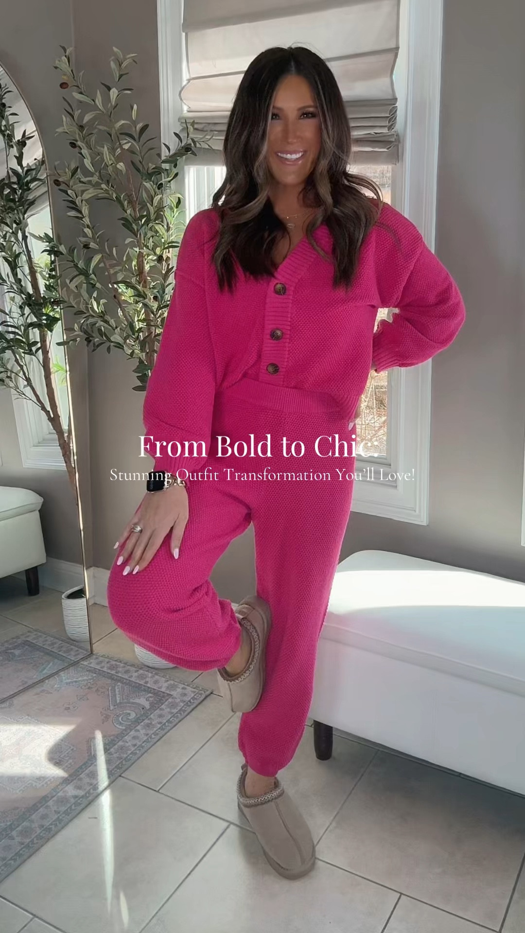 From Bold to Chic: Stunning Outfit Transformation You’ll Love!
Watch as I effortlessly transition from a vibrant pink lounge set to a cozy yet chic casual look that’s perfect for any day! Whether you’re embracing bold hues or leaning into neutral classics, this style switch-up will inspire your next outfit combo. Perfect for staying on-trend while being comfortable! 💕✨

#OutfitTransformation #StyleSwitch #FashionInspo #OOTD #TrendyLooks #LoungeToChic #EffortlessStyle #TikTokFashion #WardrobeGoals #CasualChic

Top 3 SEO Keywords:
	•	Outfit transformation
	•	Cozy chic outfit
	•	Bold to neutral fashion transition

#LTKWatchNow #LTKFindsUnder50 #LTKStyleTip