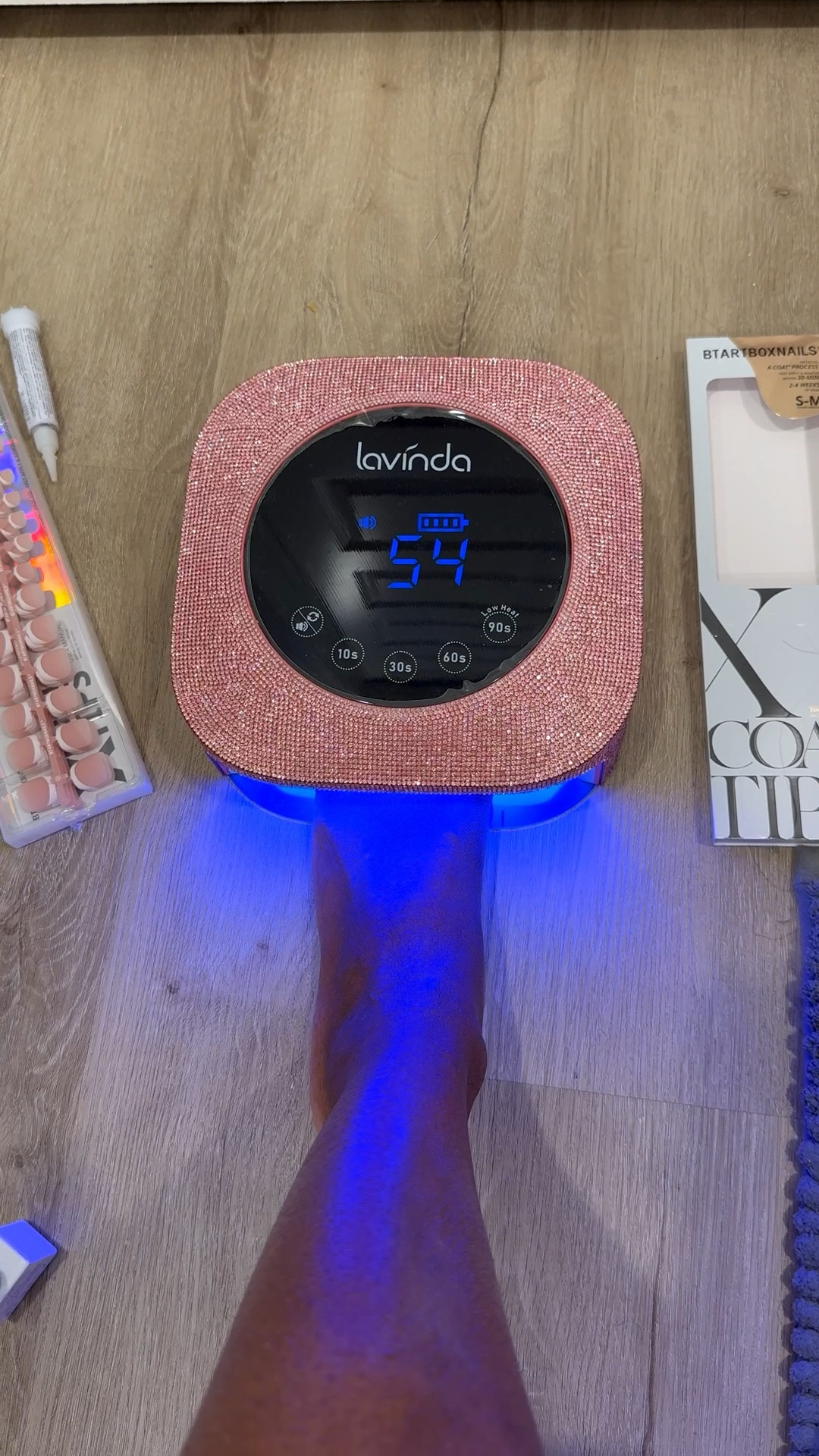 The best and prettiest uv light for gel nails ever! I love my uv gel light for my gel x nails! So pretty and works great like a nail salon! 

#LTKselfcare #LTKBeauty