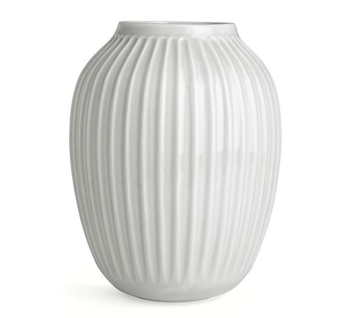Kähler Hammershoi Vases - White Porcelain | Pottery Barn | Pottery Barn (US)