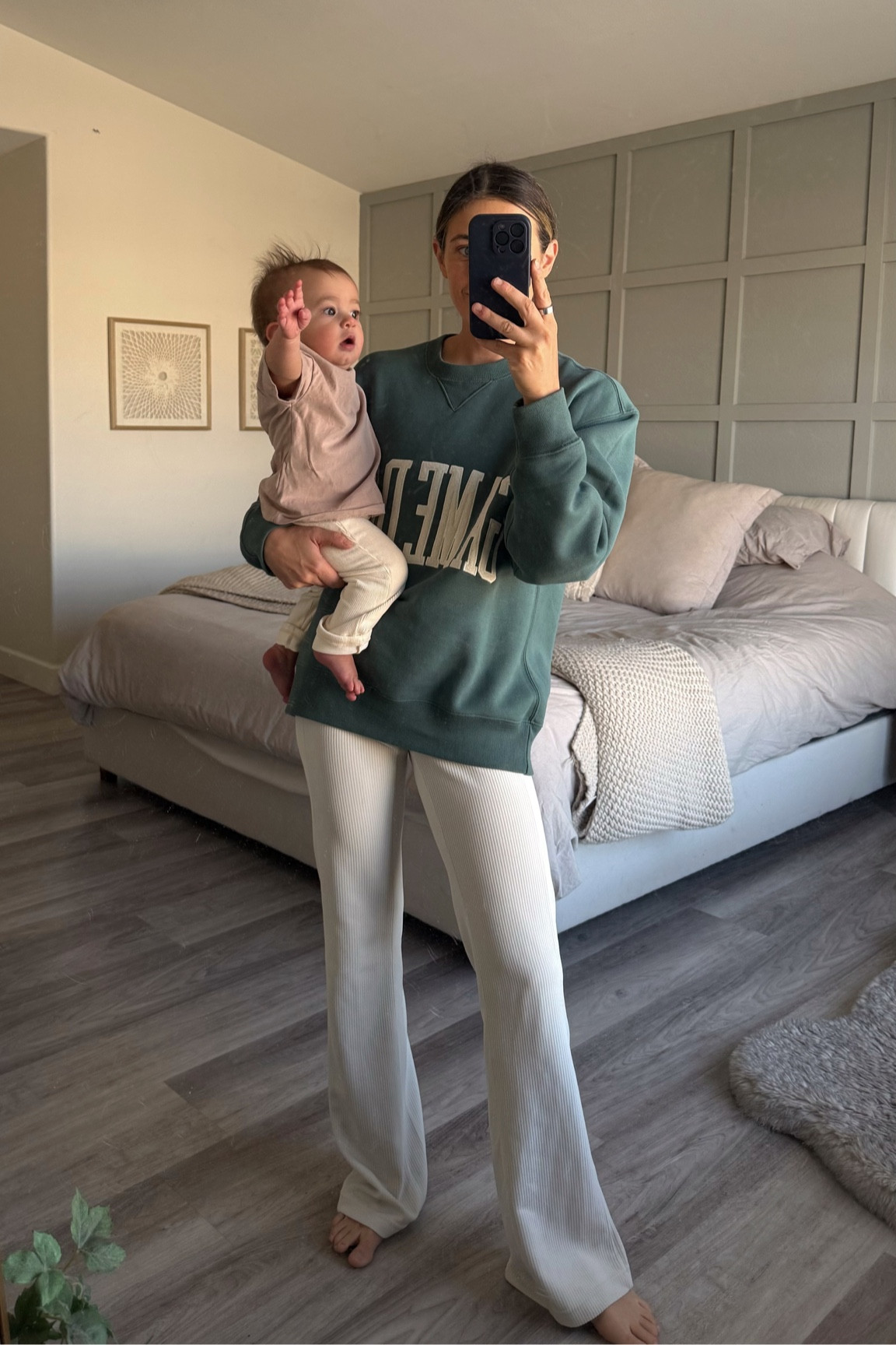 Size small in sweater & size 6 in the pants!

#LTKFitness #LTKActive